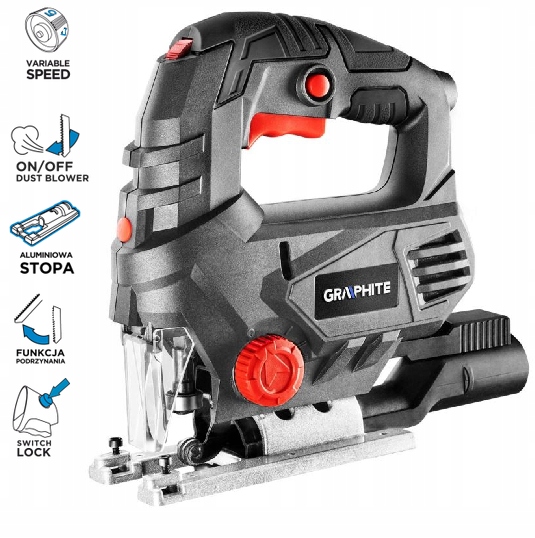 WYRZYNARKA ELEKTRYCZNA W WALIZCE 800W GRAPHITE 58G077