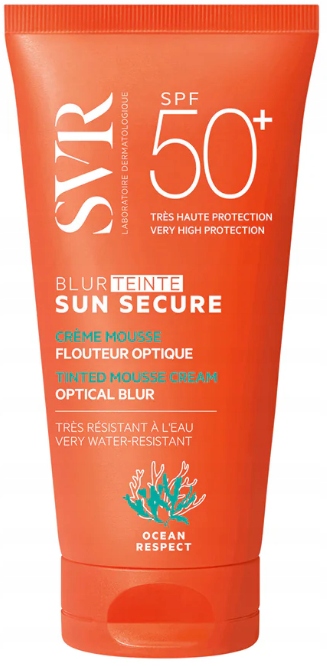 SVR SUN SECURE BLUR TEINTE krem tonujący SPF50+ do twarzy 50 ml