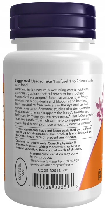 Astaxanthin 4 mg, 60 żelek