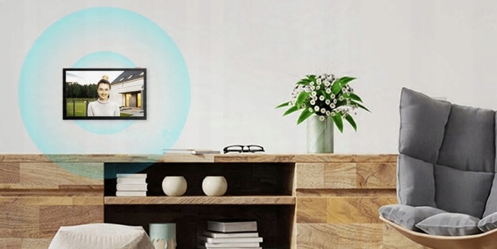 Wideodomofon WiFi EZVIZ HP5 Brama Furtka 2-żyły Aplikacja mobilna