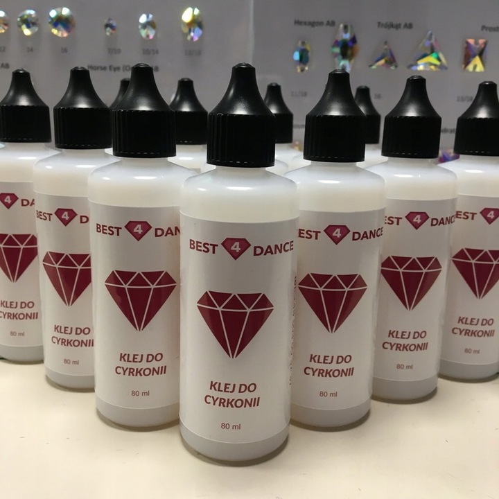 Klej do Cyrkonii Tkanin Best4Dance 80 ml Mocny !