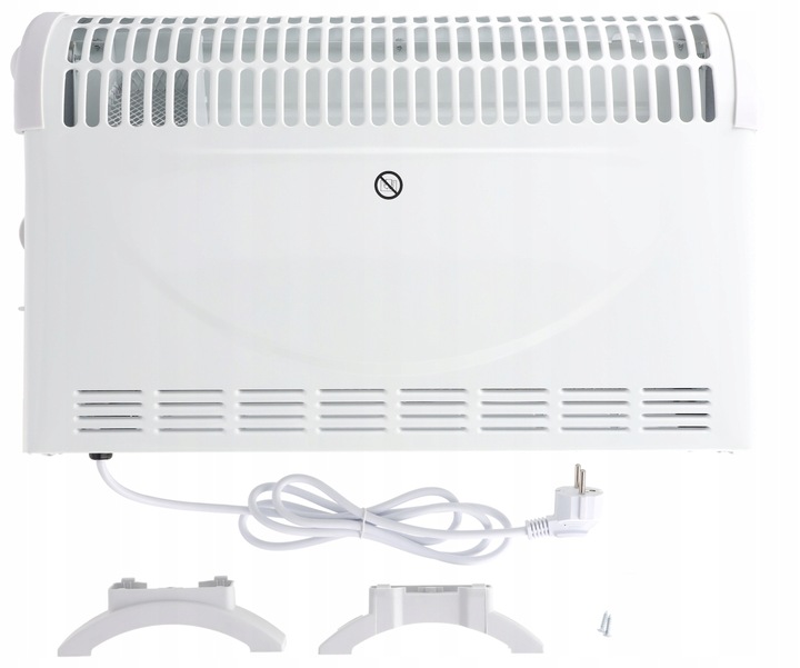 Grzejnik elektryczny Konwektorowy 2000W Energooszczędny Nawiew Termostat