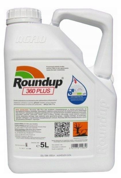 Monsanto Roundup Plus 360 SL 5l Chwasty Randap