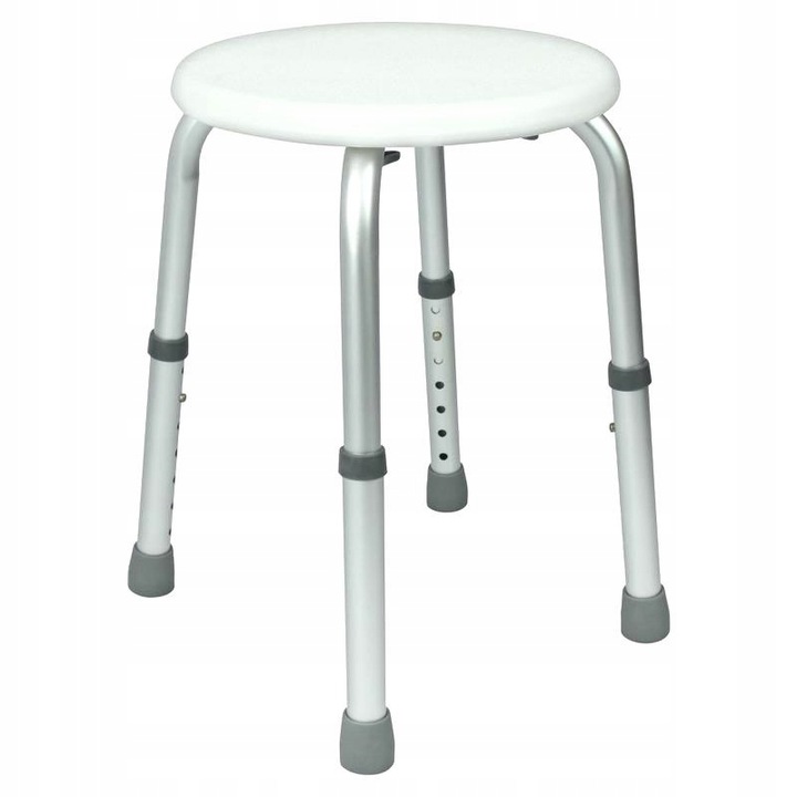 TABORET OKRĄGŁY POD PRYSZNIC KRZESŁO PRYSZNICOWE DO WANNY STOŁEK DO