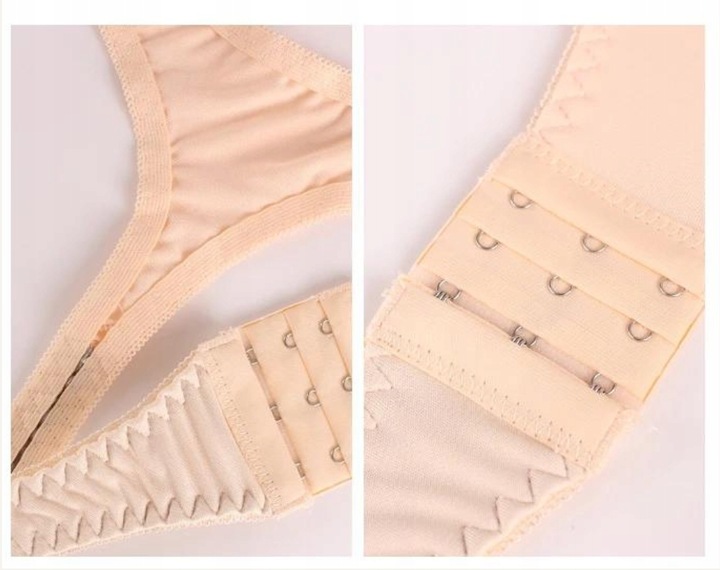 BODY DAMSKIE MODELUJĄCE BIUSTONOSZ MAJTKI STRINGI DO SUKIENKI BEZ PLECÓW S