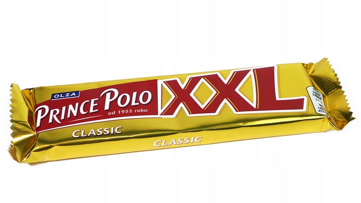 Wafelek Prince Polo XXL z kremem kakaowym oblany czekolad 50g DATA:26.12.25