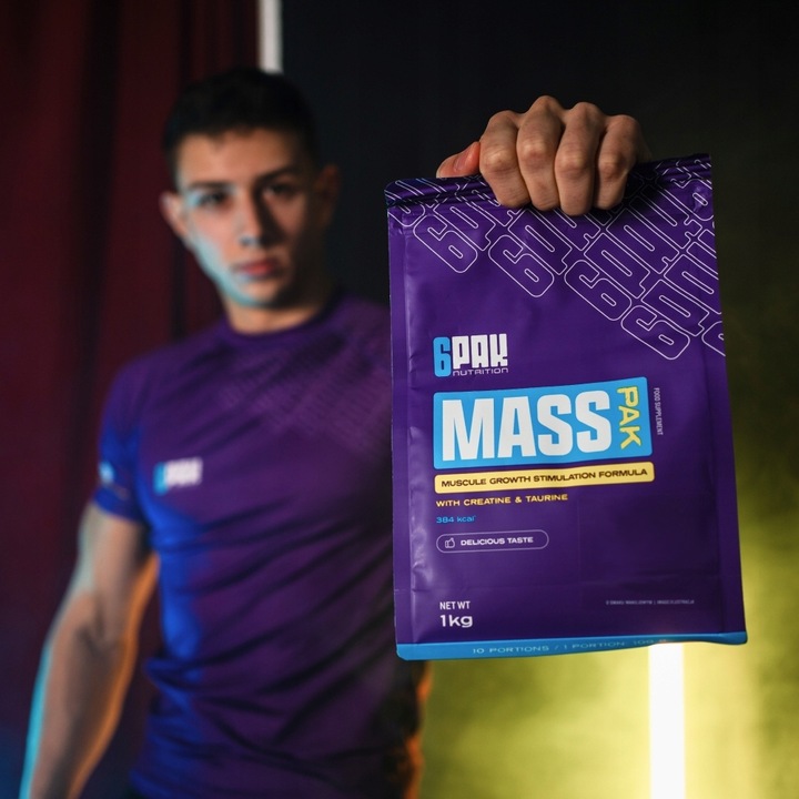 MASS PAK 1KG GAINER COMPLEX BIAŁKO KREATYNA MASA