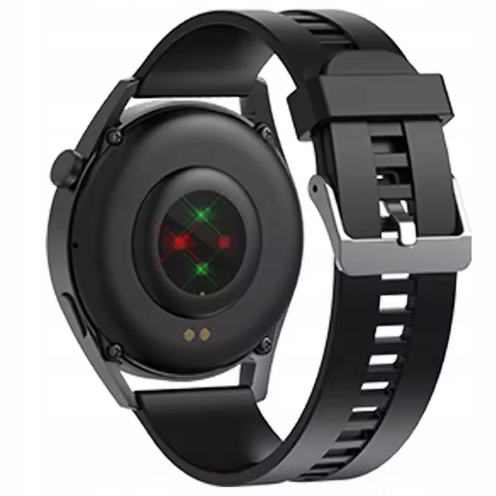SMARTWATCH ZEGAREK POLSKIE MENU ROZMOWY SPORT SMART WATCH MĘSKI 2 PASKI