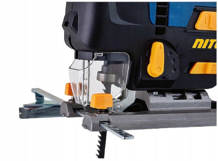 Wyrzynarka wahadłowa 800 W z laserem i oświetleniem LED + brzeszczoty