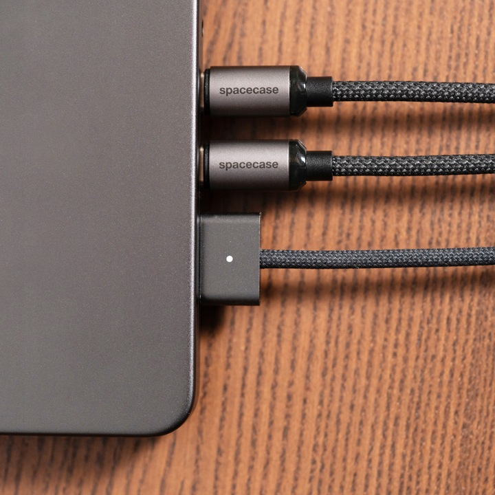 SPACECASE MOCNY KABEL USB-C DO USB-C TYP-C PD 60W 200CM SZYBKIE ŁADOWANIE