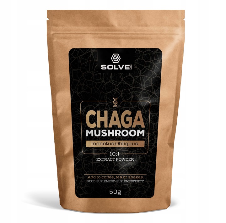 Chaga Błyskoporek podkorowy 100G SOLVE LABS