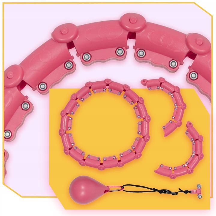 HULA HOP ODCHUDZAJĄCY SMART Z OBCIĄŻNIKIEM OBCIĄŻENIEM HULAHOP ODCHUDZAJĄCE