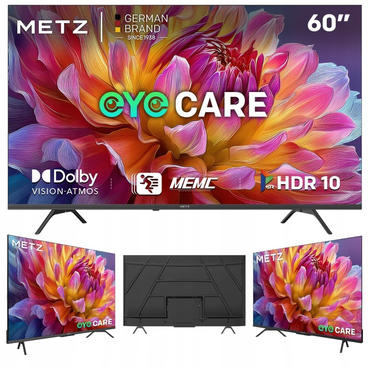 Telewizor Google TV 60" METZ 60MUF7000Z 4K UHD Smart LED DVB-T2
