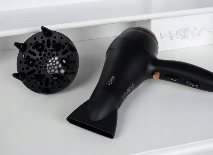 SUSZARKA DO WŁOSÓW MOCNA 2000W JONIZACJA DYFUZOR KONCENTRATOR ZIMNY