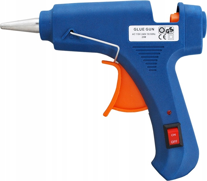 PRECYZYJNY PISTOLET DO KLEJENIA NA GORĄCO KLEJARKA + ZESTAW 60 LASEK