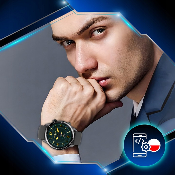 Smartwatch Zegarek Męski 2 gen Polskie Menu Połączenia Sport Smart Watch