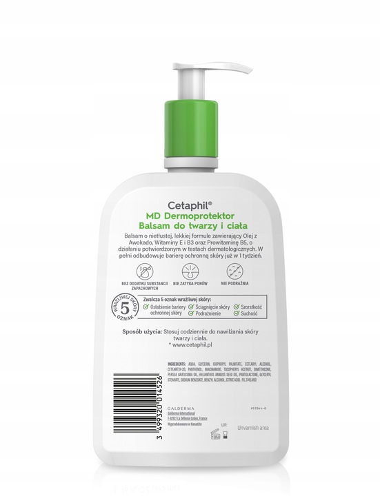Cetaphil MD Dermoprotektor balsam nawilżający 1L