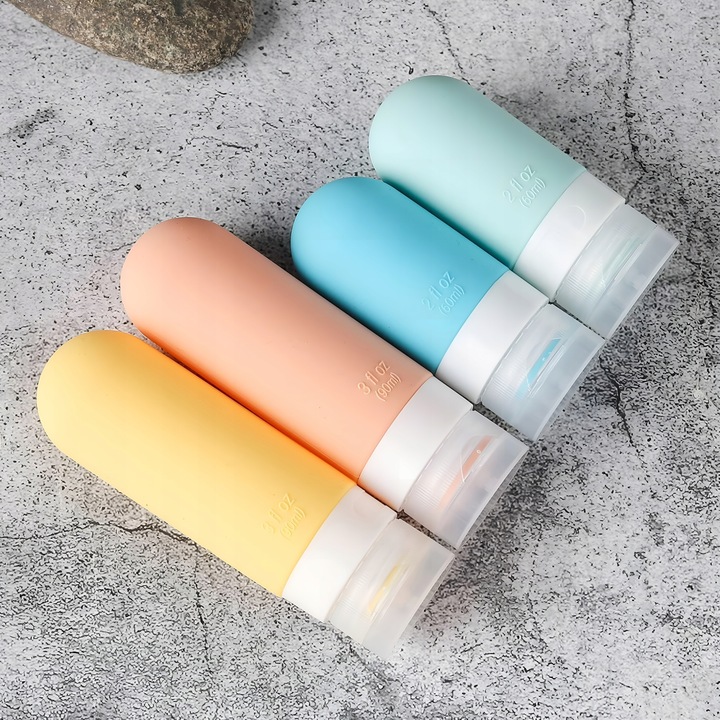 KOSMETYCZKA PODRÓŻNA POJEMNIKI DO SAMOLOTU BUTELKI ZESTAW PODRÓŻNY