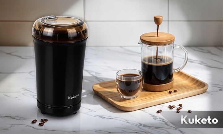 MŁYNEK DO MIELENIA KAWY ELEKTRYCZNY ROZDRABNIACZ ZBÓŻ ORZECHÓW MOCNY