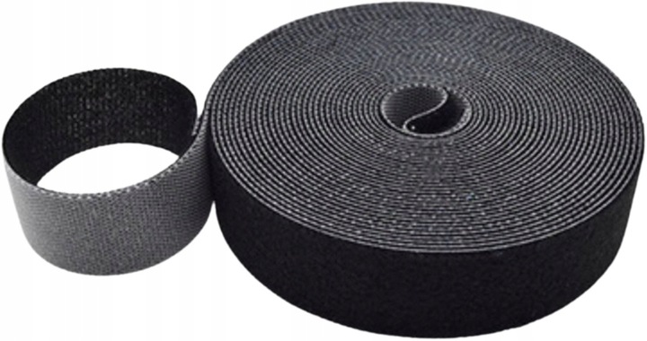 Taśma opaska rzep rzepowa organizer kabli 15mm 25m
