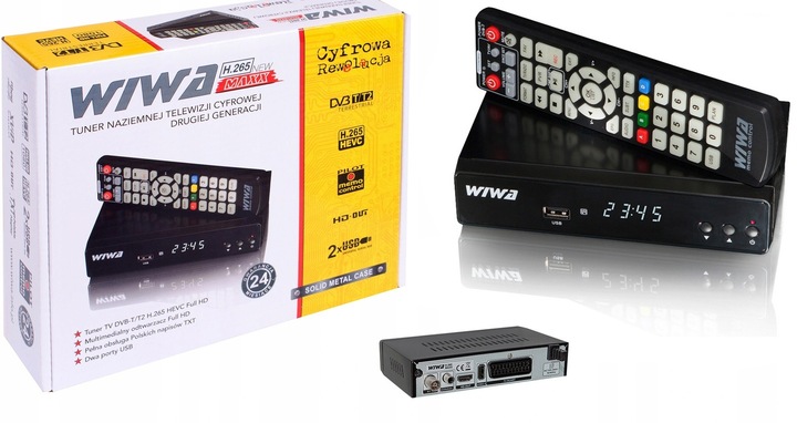 Tuner Dekoder Telewizji Naziemnej DVB T2 H.265 HEVEC TV MAXX