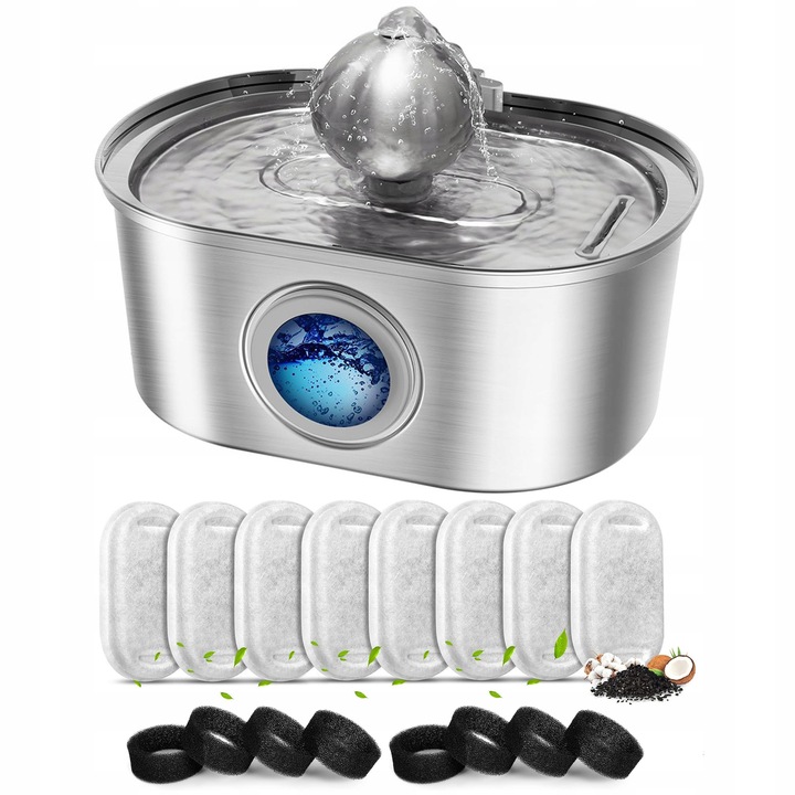 POIDEŁKO DLA KOTA PSA FONTANNA POIDŁO MISKA AUTOMATYCZNA CICHA FILTR