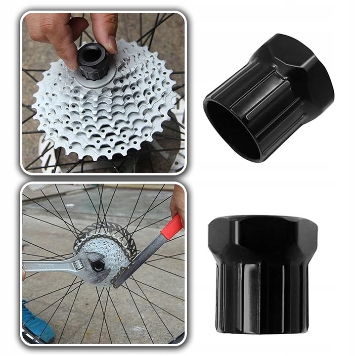 ZESTAW NARZĘDZI ROWEROWYCH KLUCZE KORBY DO ROWERU SKUWACZ BACIK 6 ELEMENTÓW