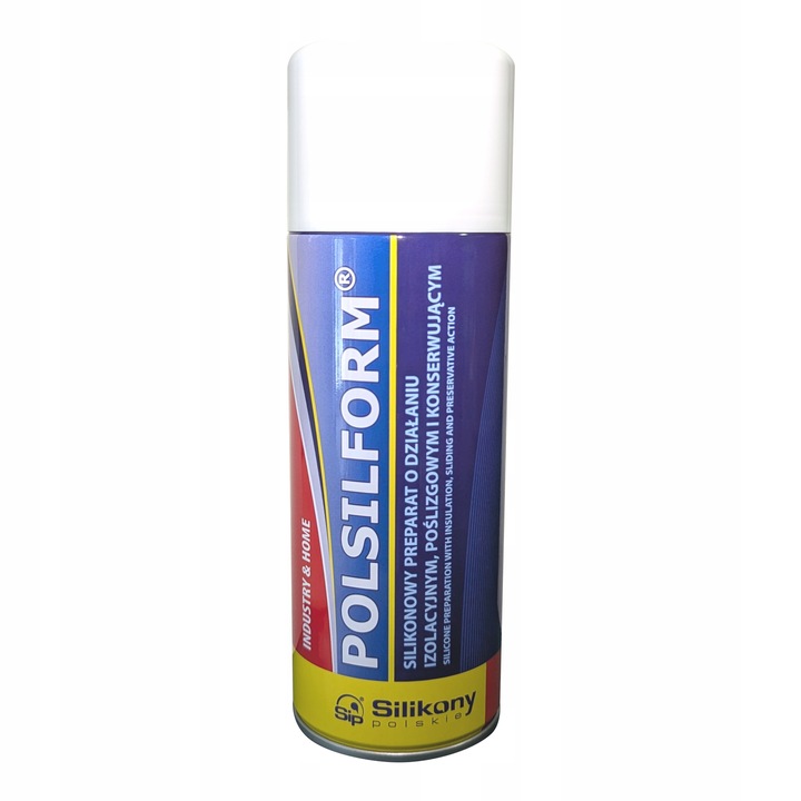 SILIKON W SPRAYU DO FORM SILIKONOWYCH DO ŚWIEC MYDEŁ POLSILFORM 400 ML
