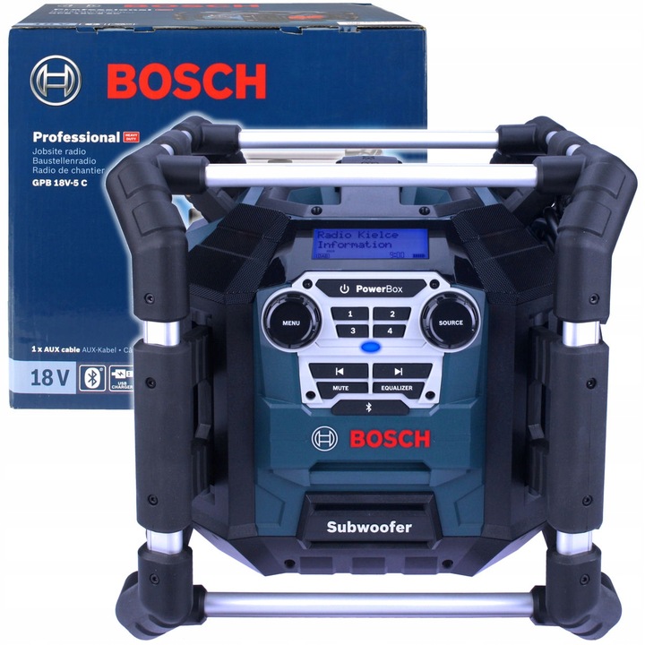 RADIO BUDOWLANE GPB 18V-5 C BOSCH Bluetooth