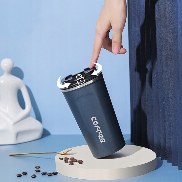 KUBEK TERMICZNY TERMOS 510 ML WYŚWIETLACZ EKRAN LCD NA SMART KAWĘ HERBATĘ