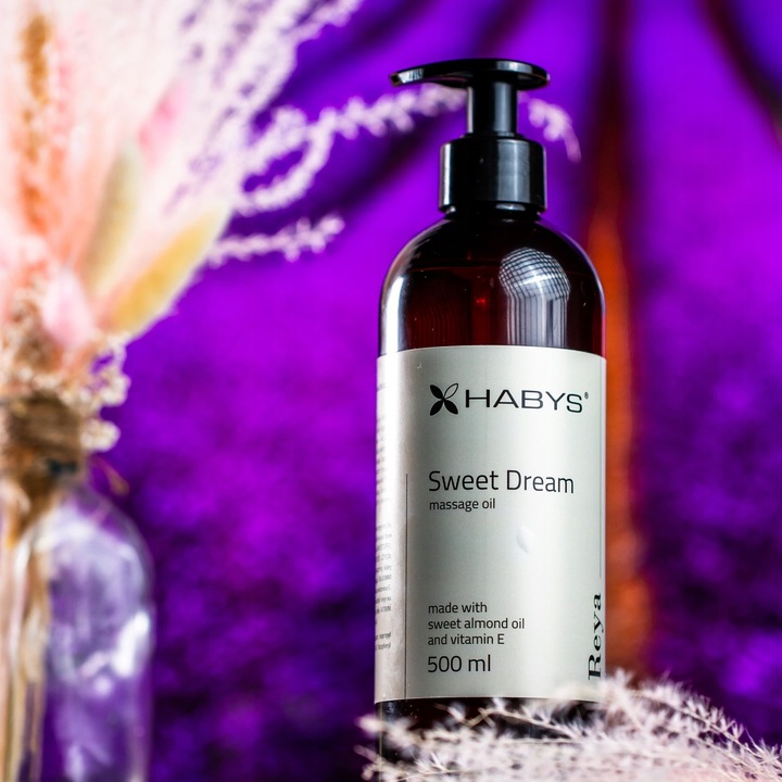 OLEJEK DO MASAŻU REYA SWEET DREAMS 500 ML WITAMINA E UJĘDRNIA NAWILŻA
