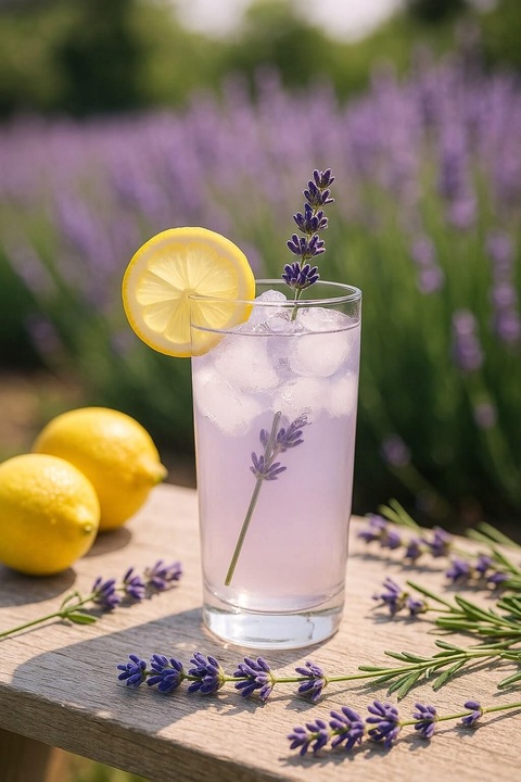 Syrop LAWENDOWY The Jar cukier trzcinowy 250ml