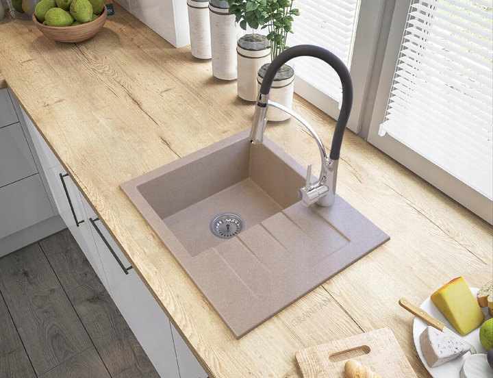 SYFON MANUALNY JEDNOKOMOROWY ZLEWOZMYWAKOWY KUCHENNY ANTYPRZELEWOWY