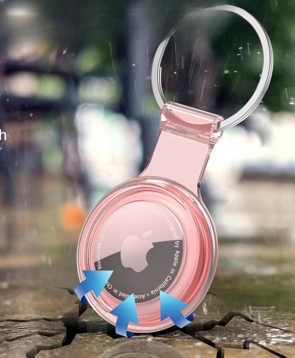 4x ETUI CASE NA LOKALIZATOR APPLE AIRTAG BRELOK + 4x FOLIA HYDROŻELOWA