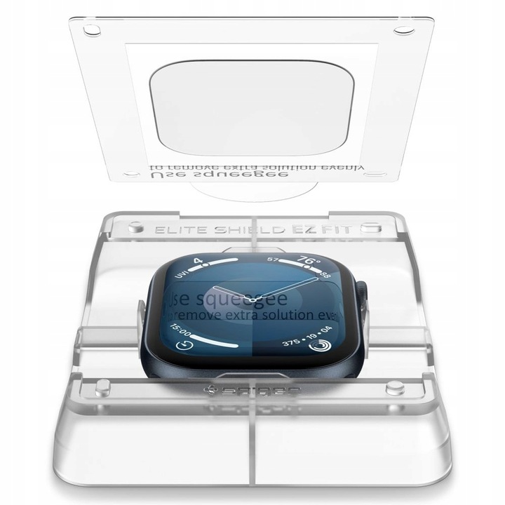 Szkło Hybrydowe SPIGEN EliteShield EZ Fit +Aplikator do Apple Watch 10 46mm