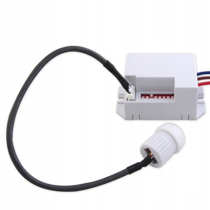 CZUJNIK RUCHU ZMIERZCHU LED montażowy PIR przewód