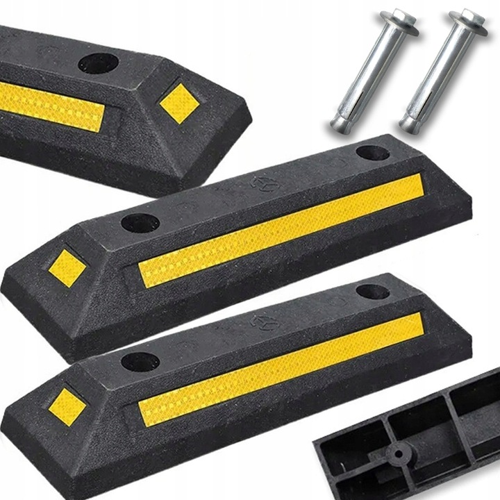 2x SEPARATOR ODBOJNIK PARKINGOWY OGRANICZNIK ODBOJNIK NAJAZD ZESTAW