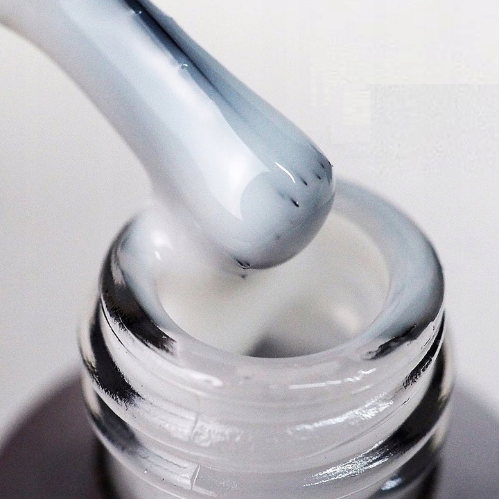 Semilac BAZA hybrydowa do paznokci FIBER mleczna 7ml