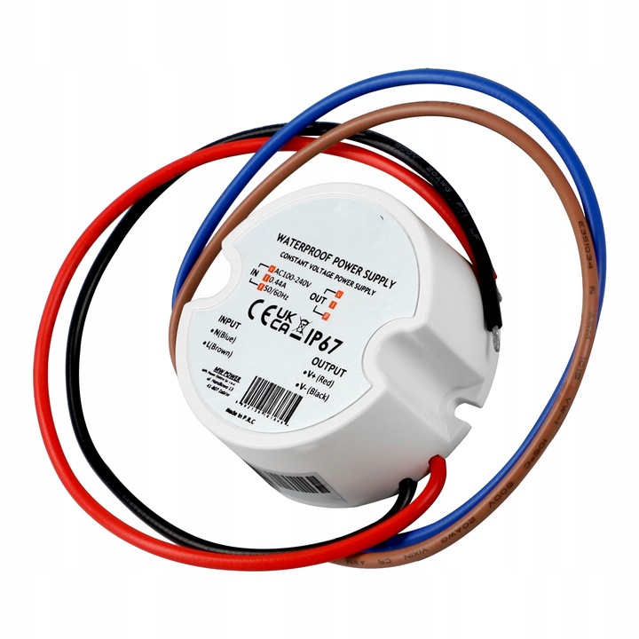 Zasilacz LED 12V 30W 2.5A Do Puszki Tranformator Dopuszkowy Do Taśm