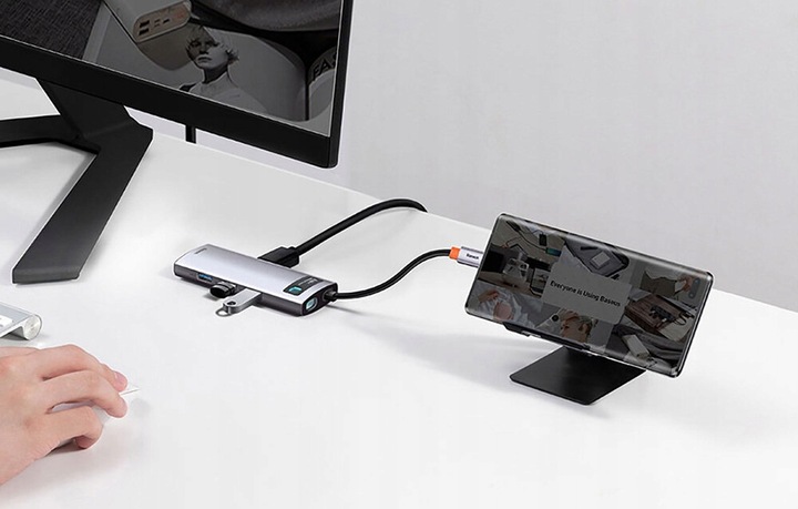 Stacja dokująca BASEUS Metal Gleam 8w1