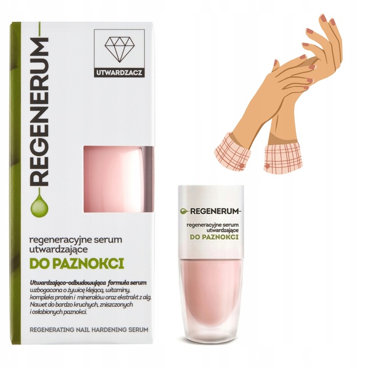 REGENERUM Utwardzające serum do paznokci 8 ml