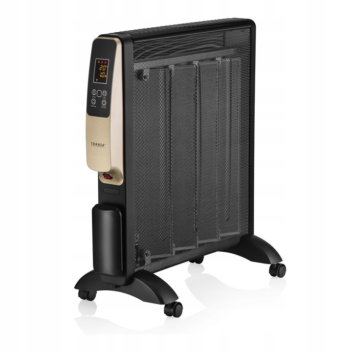 GRZEJNIK ELEKTRYCZNY NA PODCZERWIEŃ TERMOSTAT TIMER PILOT Czarny 2000W