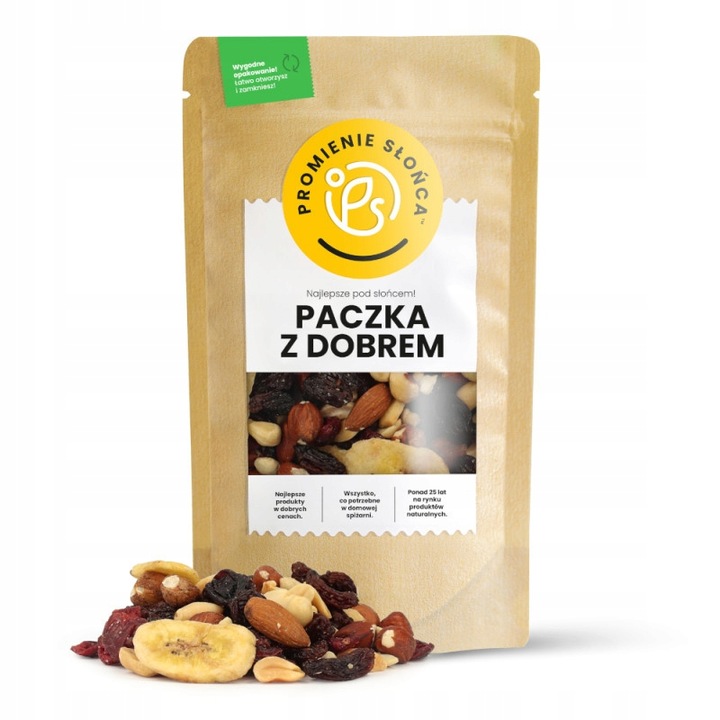MIESZANKA STUDENCKA 1kg Owoce Bakalie Orzechy