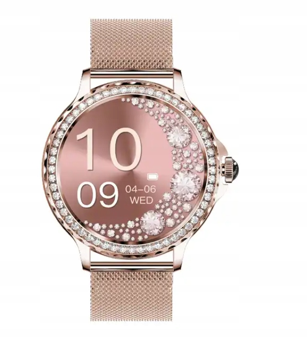 SMARTWATCH ELEGANCKI ZEGAREK DAMSKI POLSKIE MENU 2 paski