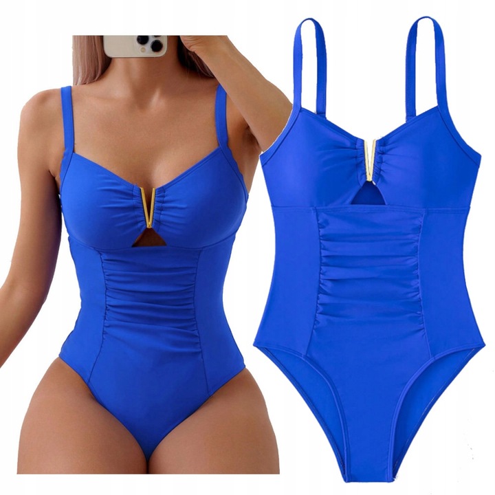 WYSZCZUPLAJĄCY KOSTIUM KĄPIELOWY DAMSKI MODELUJĄCY STRÓJ JEDNOCZĘŚCIOWY M