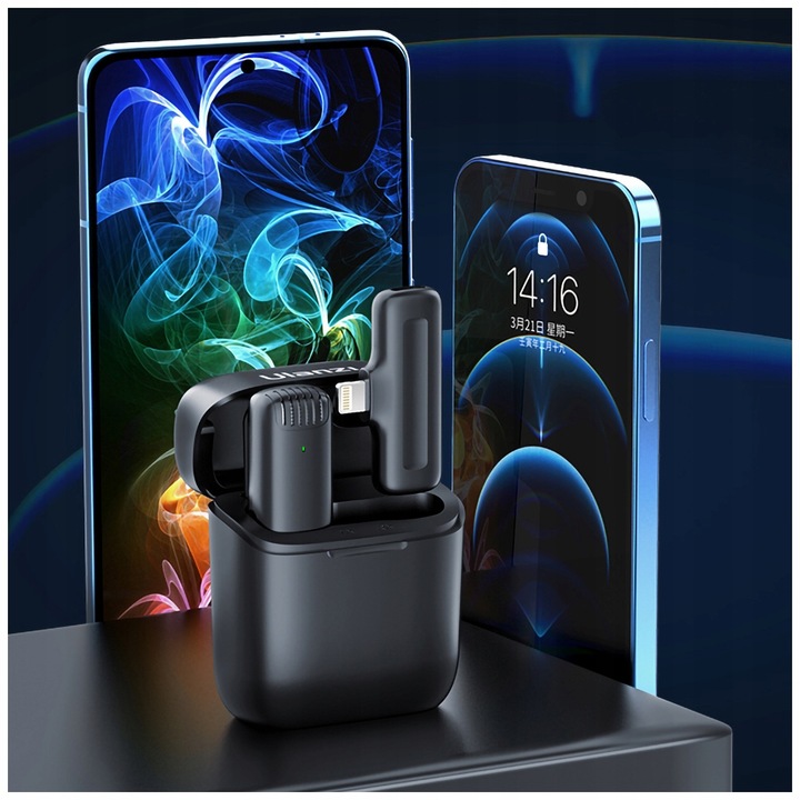 Pojemnościowy Bezprzewodowy Mikrofon Krawatowy ULANZI J11 Lightning