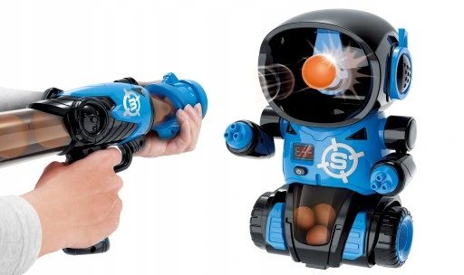 ROBOT CEL do STRZELANIA GRA 2 PISTOLETY NA KULKI