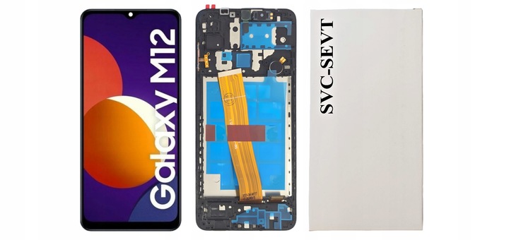ORYGINAŁ WYŚWIETLACZ EKRAN LCD DO SAMSUNG GALAXY M12 RAMKA SM-M127