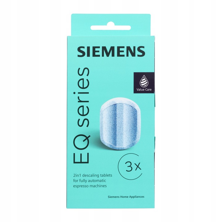 Tabletki i Odkamieniacz Siemens + 2x Filtr Wody Do Ekspresu AL-Inte