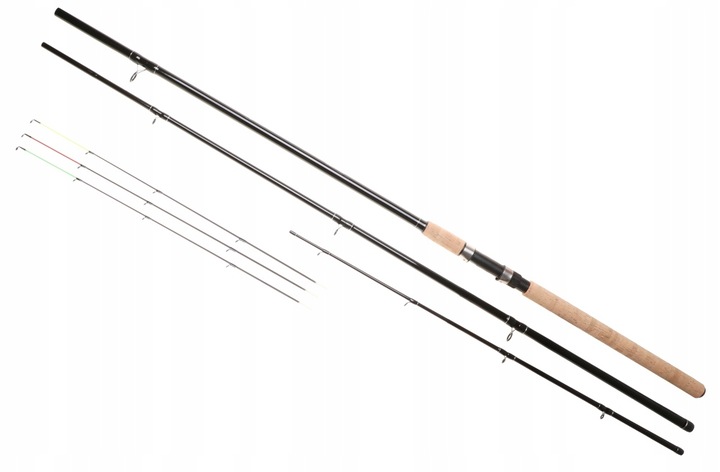 WĘDKA Rumpol 390cm Method CARBON FEEDER 3,9m 60-150g 3 Szczytówki 110318